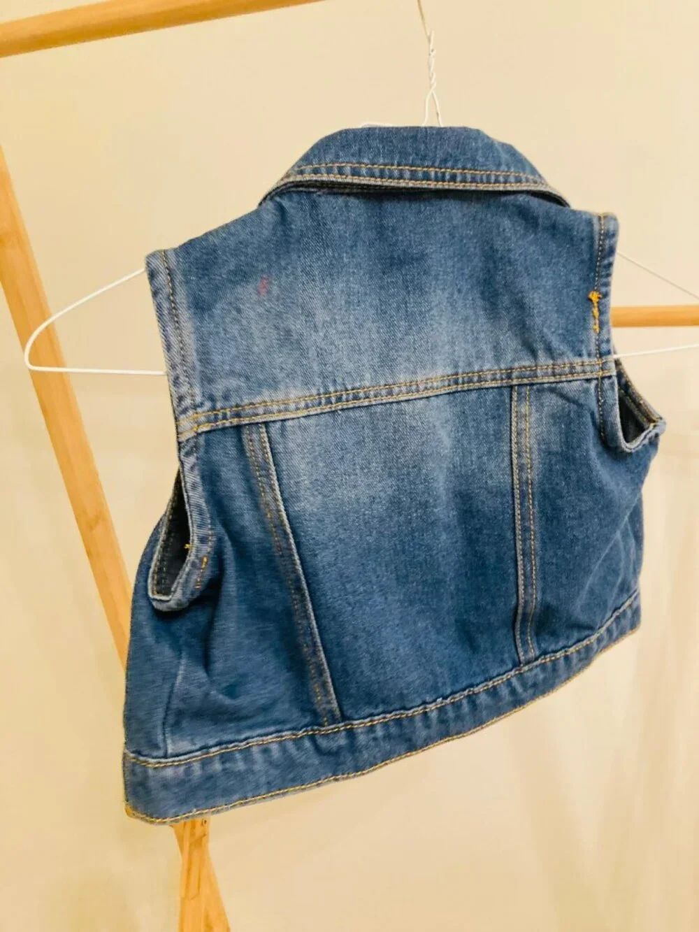 Rare Editions Denim Dress Vest